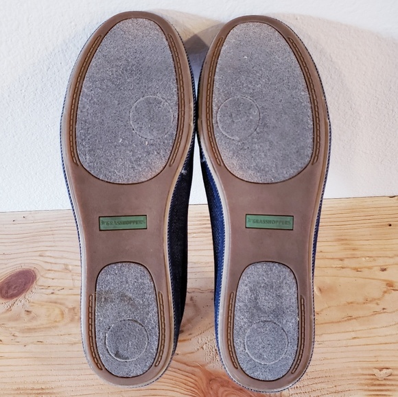 Grasshoppers denim loafers comfort shoe size 8.5 - Picture 3 of 7